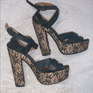 Qupid size 7 1/2 fashion heels